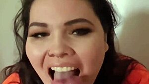 Hey, you gotta see this homemade blowjob compilation with deepthroat facials and cum in mouths everywhere