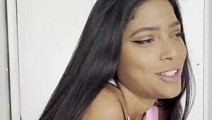 kali's young sexy body rides torbe's cock and swallows his hot load whole