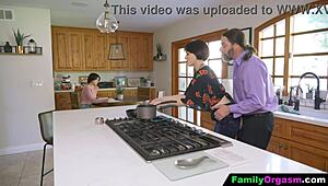 so this old guy bangs his step daughter while wife cooks spaghetti right there