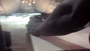 Hey slut milf this pussy machine fucks your squirting whore hole nonstop!