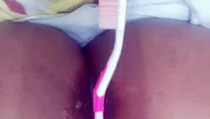 shove that brush up my tight ass feels so damn good