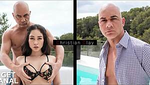 big ass latina ginebra bellucci craves rough outdoor anal pounding