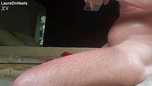 She previews killer blowjob moves till cum stuffs her mouth