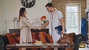 人妻医院偷情医生绿帽老公看全程