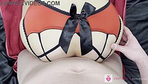 wanna fuck this cute brunette's ass in red panties pov?