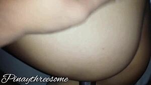 dude the plumber wrecked my hairy pinay pussy creampie close-up and messy cum everywhere??