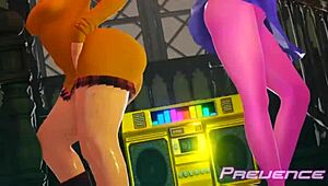 Hey, check out this teen twerking her ass in toca toca tease