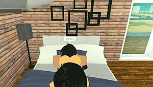 Intense Craving Takes Over While Devouring Her Juicy Ass in Roblox Session