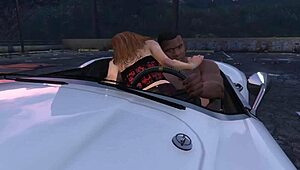 Franklin, ever tried banging a hot hooker in your car during this GTA sex game?