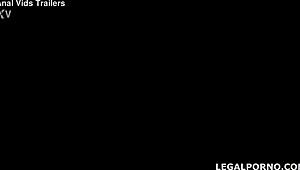 double anal penetration gangbang leaves ass gaping plastered creampie swallow finale