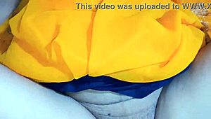 indian bride teases hubby with dirty bedroom creampie talk