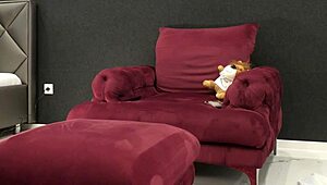 Petite Alice's Tight Pussy No Panties Miniskirt Legs Feet