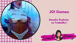 Jerk Off Challenge at Work Guided JOI Game Punheta 24 Instructions