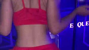 Nick Rodrigues dances funk with naughty Brazilian novinha at public baile voyeur outdoor