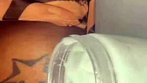 Massage Explodes Into Petite Wet Pussy Monster Cock Pounding!