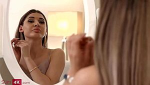 megan glock rides guards in wild mmf romp