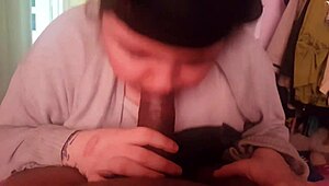 bbw brit sucks fat interracial cock homemade hd