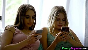 OMG Cute Blonde Cheating with Friend's Stepdad Doggystyle Orgasm!