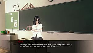 Student Yanks Out Professor's Enormous Huge Tits in Heated Moment