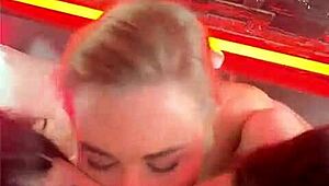 enmarchenoire and madison mcqueen deliver interactive pov harem blowjobs rimjobs in crazy foursome