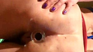 ass gapes open like huge tunnel