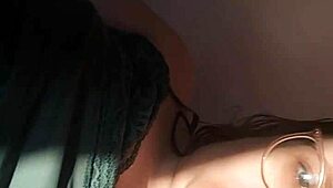 whoa this chick's wrecking her tight ass on video call total leak vibes