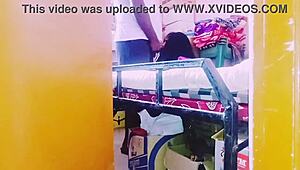 Desi housewife sneaks dirty fucking session with storekeeper's telugu talks