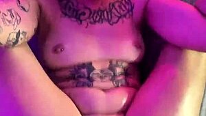 POV latina nerd tattoo slut begs for pussy licking and missionary fucking