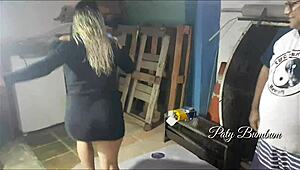 BIG ASS Latina Amateurs Break Car in Favela Reality Fetish