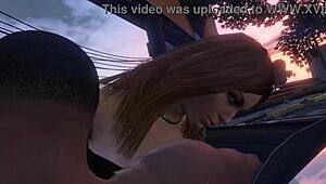 Franklin, ever tried banging a hot hooker in your car during this GTA sex game?