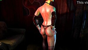 Rip clothes off big tits huge ass dancer