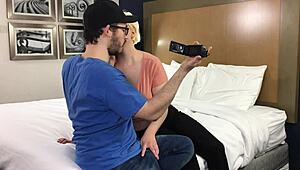 violet vixen trailer part 2 close up with shaved pussy dildo fucking and anal fingering