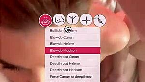 enmarchenoire and madison mcqueen deliver interactive pov harem blowjobs rimjobs in crazy foursome