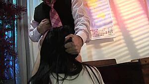 Overwhelmed by spanking eva angelina's latina ass before ripping clothes for facial