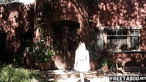 mature milf seduces juicy blonde teen pussy with licks and kisses full taboo movie 👅💋