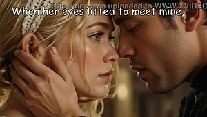 the lonely 50-year-old boss man craves his young blonde maid's tight body in forbidden romance