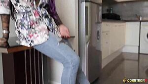 Petite Thai babe in Bangkok rides my big cock cowgirl reverse bent over creampie skinny ass tattooed