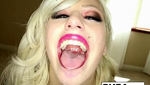 vyxen steel squirts hard while stuffing her wet pussy with that big toy