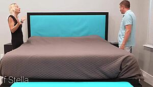 mature stepsis bro reunion turns hardcore bed sharing creampie rip clothes fuck