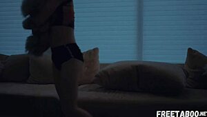 Sharing Bed With Skinny Teen Stepsister Leads To Rough Anal Creampie On Vacation