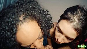 friend shared husband cock threesome fucking hard brazilian?