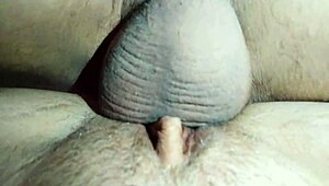 Milf takes monster cock deep in homemade anal close-up.