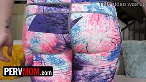 Edyn Blair Caught Rubbing Clit on Pillow By StepSon!