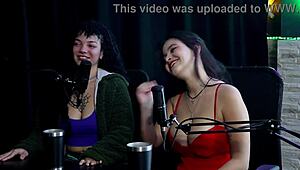 dad saw her nude vid now she takes brutal pussy pounding publicly