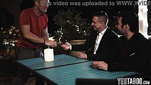 two guys doggystyle rail bully's petite blonde teen stepdaughter hard