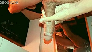 Latino Cock Leaks Precum in Boxers Post-Gym Moan Fest