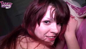 so the older seth brogan spots this juicy big ass teen and just starts fucking her wet pussy hard