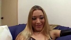 kayla marie gags deep on cock... licks balls sloppy!