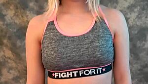 how's this teen handling monster cock facial blast?