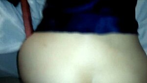 big ass brunette pegs with huge double dildo then takes anal in taboo roleplay